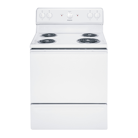 Hotpoint RB524 Use And Care & Installation Instructions Manual