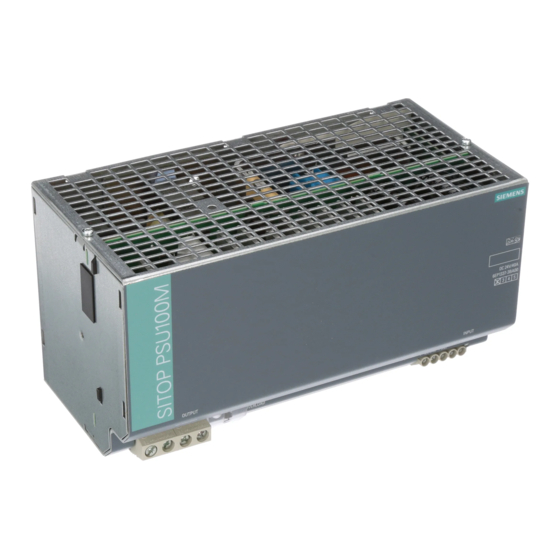 Siemens SITOP PSU200M 6EP1334-3BA10 Manual