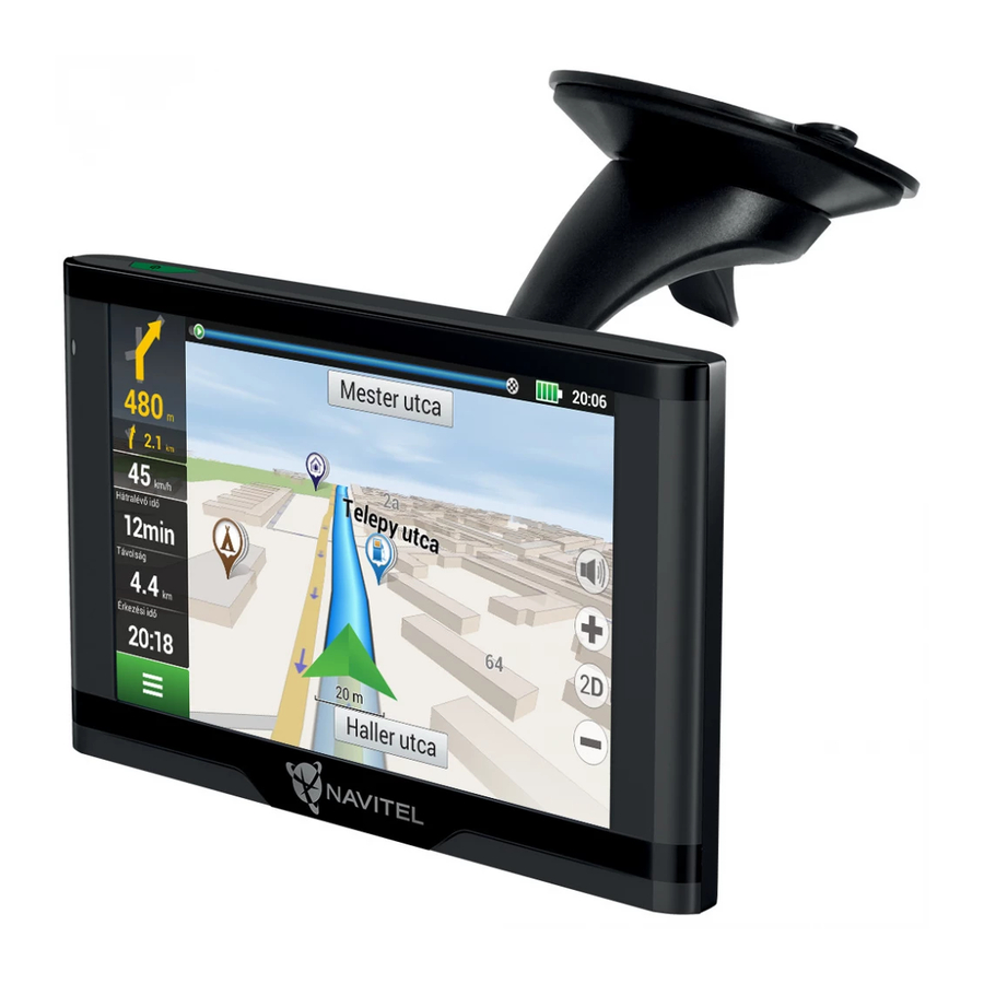 Navitel E500 Magnetic TMC User Manual