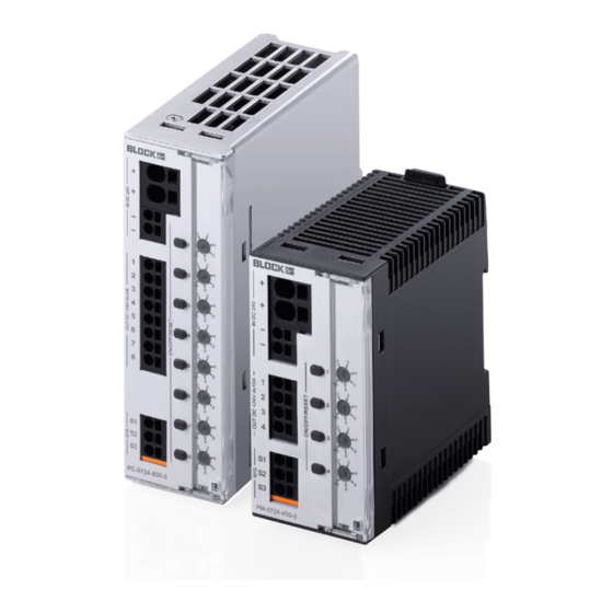 Block PM-0748-200-0 Manual