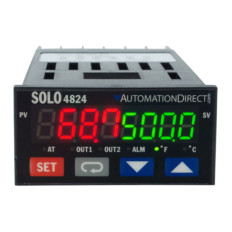 AutomationDirect SOLO SL4824 Series Quick Start Manual