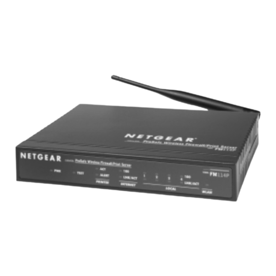 NETGEAR FM114P Installation Manual