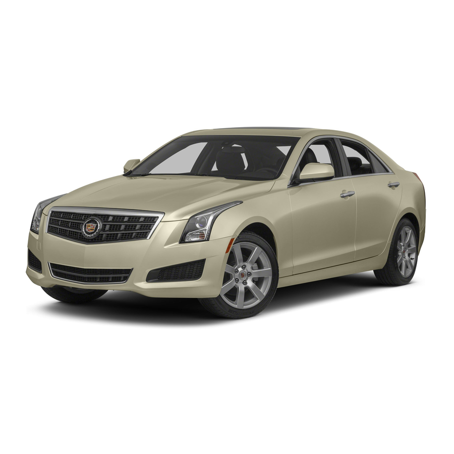 Cadillac 2013 ATS Owner's Manual