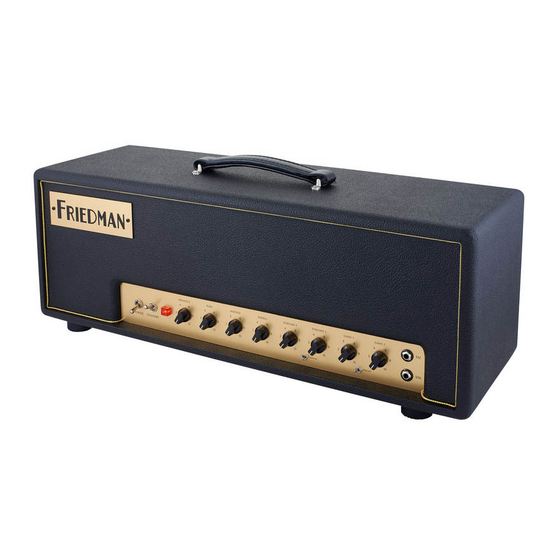 Friedman SMALLBOX Instruction Manual