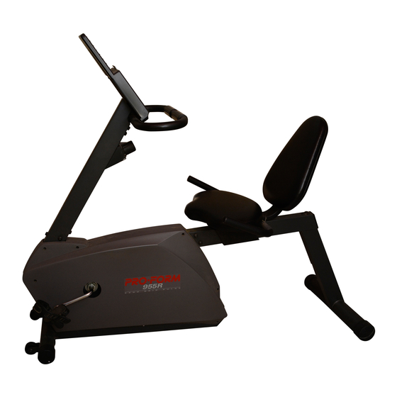 Pro-Form PFEX38490 Exercise Bike Manuals