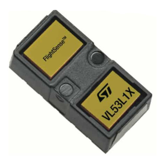 ST VL53L1X User Manual