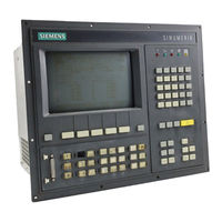 Siemens SINUMERIK 810M Operating And Programming Manual