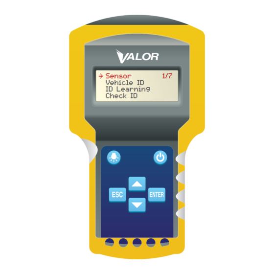Valor EXTREME DUTY TPMS Programming Manual