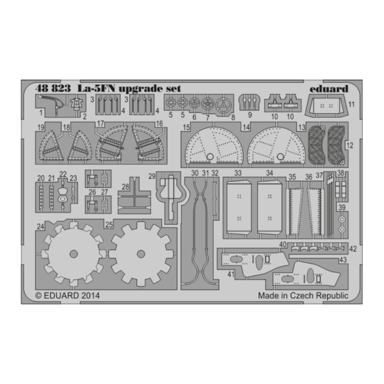 Eduard La-5FN upgrade set Quick Start Manual