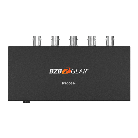 BZB Gear BG-3GS14 User Manual