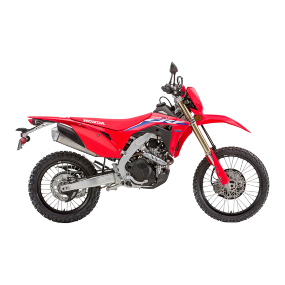 Honda CRF450RL 2021 Owner's Manual & Off-Road Handbook