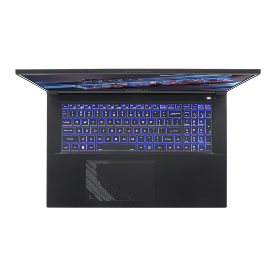 Gigabyte G7 GE Quick Start Manual