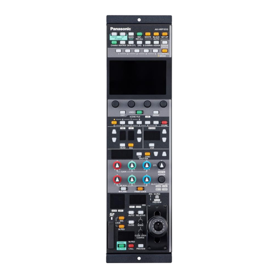 Panasonic AK-HRP1010 Setup Manual