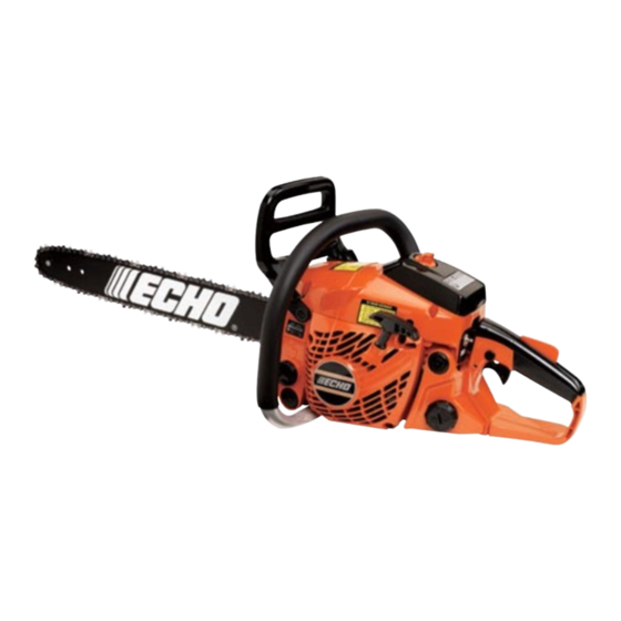 Echo CHAIN SAW Safety Manual
