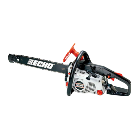 Echo Chain Saw Safety Manual