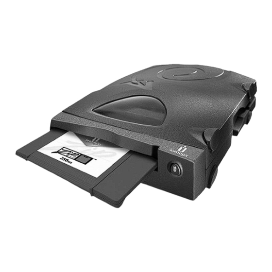 Iomega Zip 250MB Quick Install Manual
