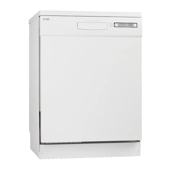 Asko D3152 Use And Care Manual