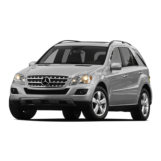 Mercedes-Benz 2011 ML-Class Operator's Manual