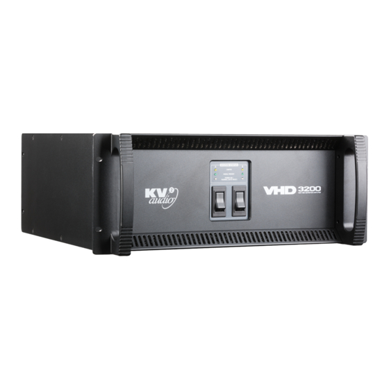 KV2 Audio VHD3200 User Manual