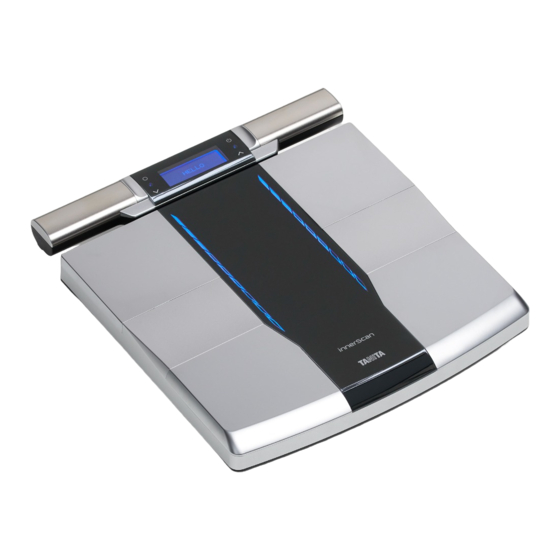 Tanita innerScan Dual RD-545 Quick Start Manual