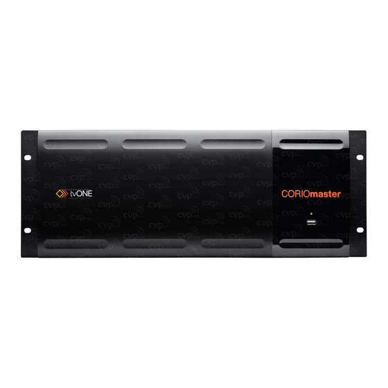 TV One CORIOmaster C3-540 Manual