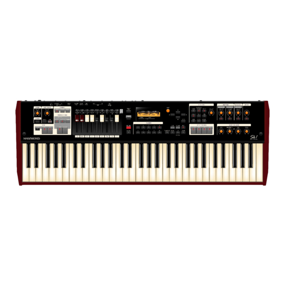 Hammond Sk Series Manual