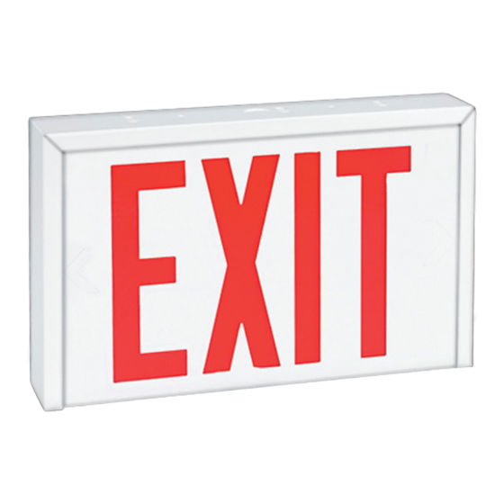 Beghelli Stella Exit Instructions