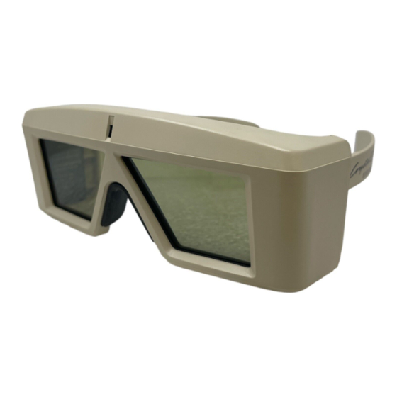 StereoGraphics CrystalEyes User Manual