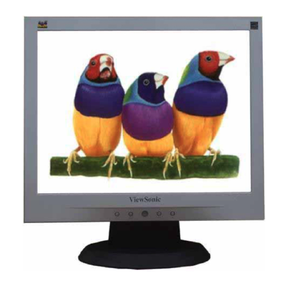 ViewSonic VA703B User Manual