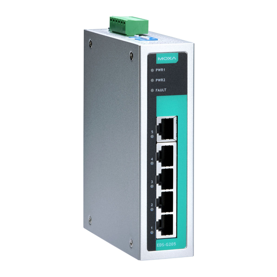 Moxa Technologies EtherDevice EDS-G205-T Hardware Installation Manual