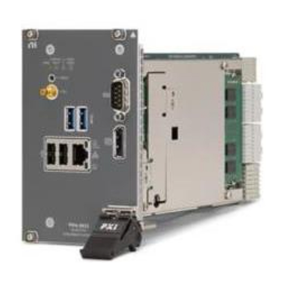National Instruments PXIe-8822 Getting Started