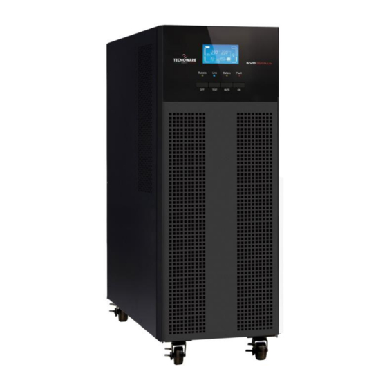Tecnoware UPS EVO DSP PLUS 6.5 PF 0,9 User Manual