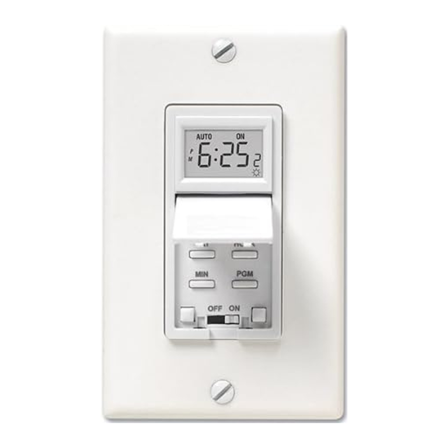 Aube Technologies TI035 - Programmable Wall Switch Manual | ManualsLib