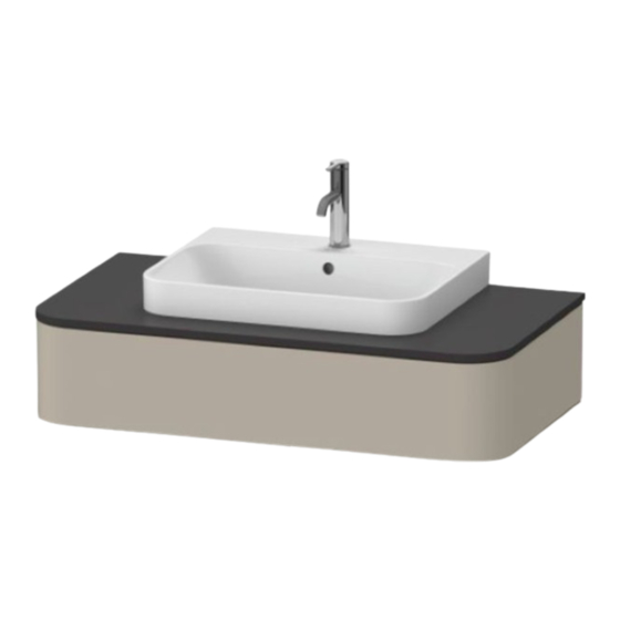 DURAVIT Happy D.2 Plus HP 4951 Mounting Instructions