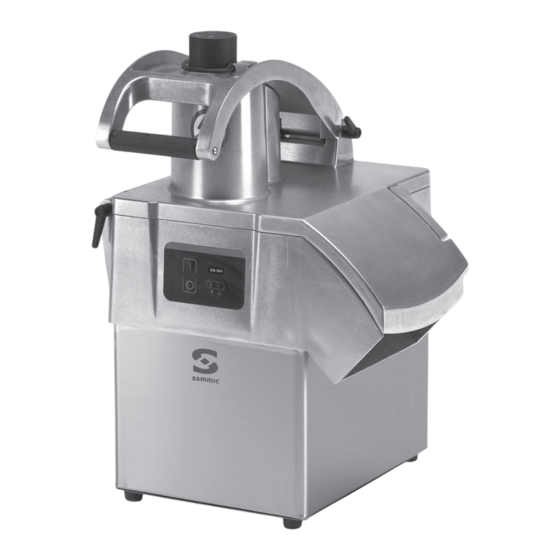 Sammic CA-31 User Manual