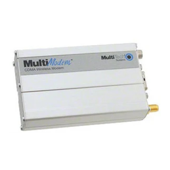 Multitech MultiModem CMDA MTCBA-C1X User Manual