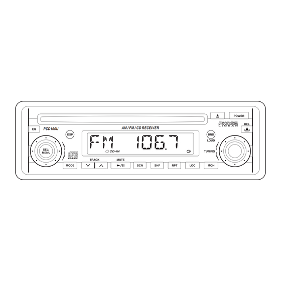 Phase Linear PCD160U Owner's Manual