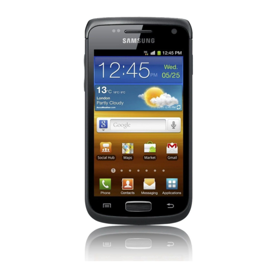Samsung Galaxy W GT-I8150 User Manual