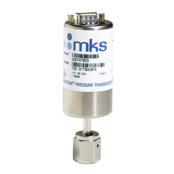 MKS Baratron 722A Manual