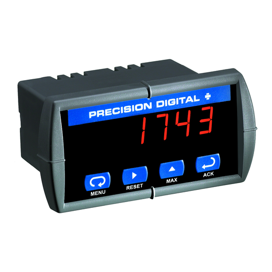 PRECISION DIGITAL SABRE T PD743 Instruction Manual