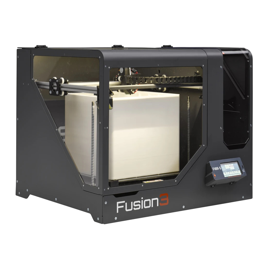 Fusion3 Design F400 Quick Start Manual