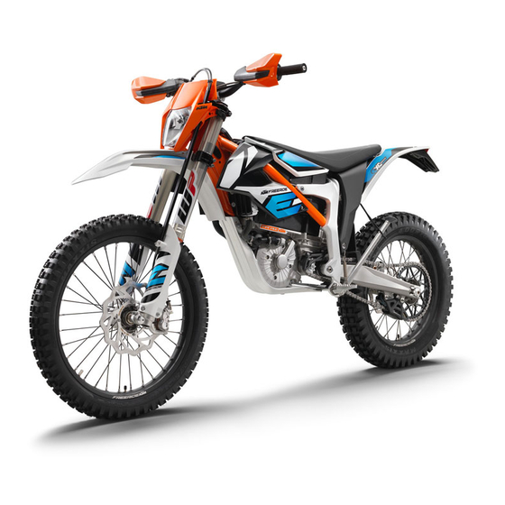 KTM Freeride E-XC 2018 Owner's Manual