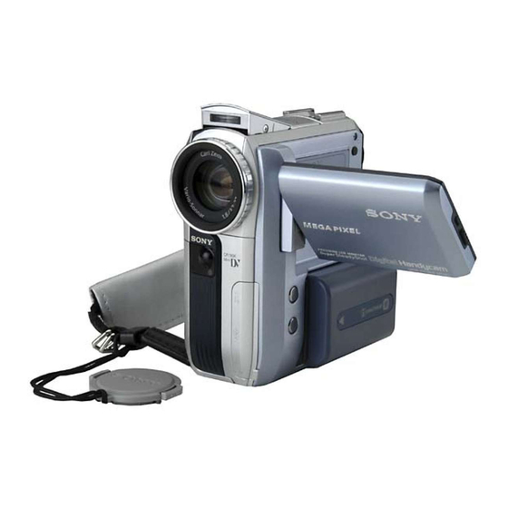 Sony Handycam DCR-PC105 Operating Instructions Manual