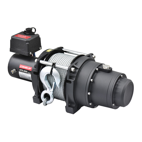 Comeup GTD-2800 Manual
