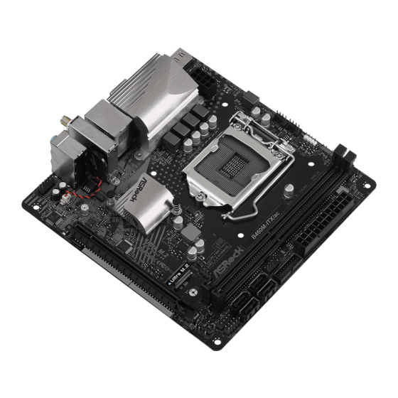 ASROCK B460M-ITX/ac Manual