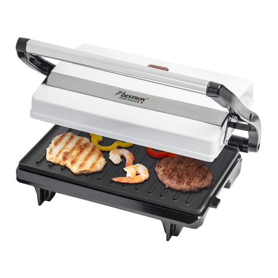 User Manuals: Bestron VIVA ITALIA APM123W Panini Grill