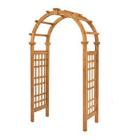 New England Arbors Rosewood Arbor Assembly Manual
