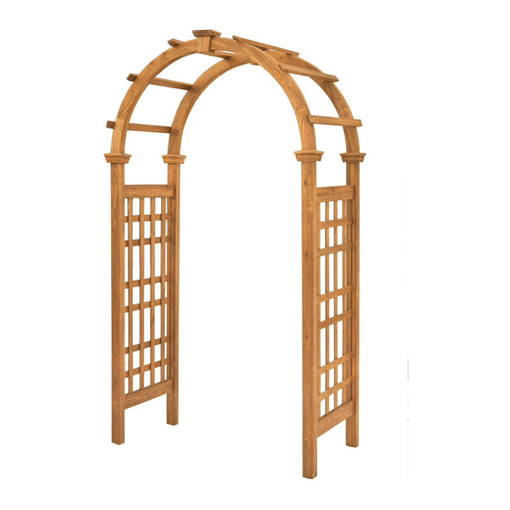 New England Arbors Rosewood Arbor Assembly Manual