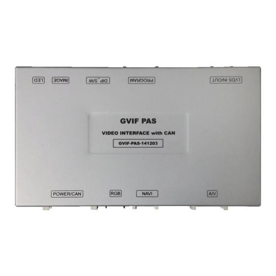 KAP GVIF-PAS-141203 Manual
