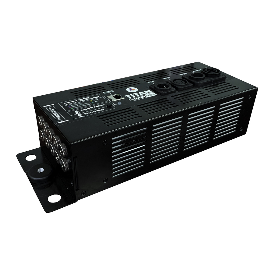 Astera TITAN POWERBOX - Power Supply Manual